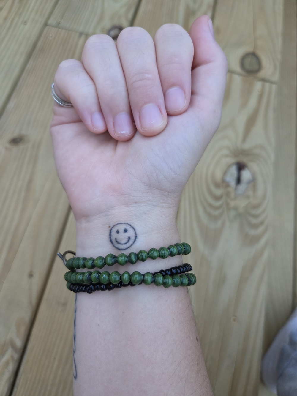 NWOT Beaded Wrap Bracelet